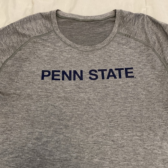 Lululemon Penn State Metal Vent Tech 2.0 T-Shirt Gray Size XL - Picture 3 of 7